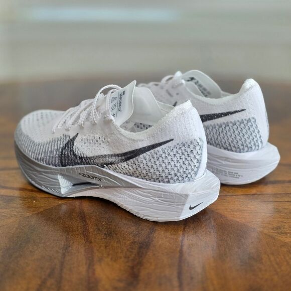 Nike ZoomX Vaporfly Next% 3 Running Shoes Women's 6 White Silver New DV4140-100 - Picture 6 of 13